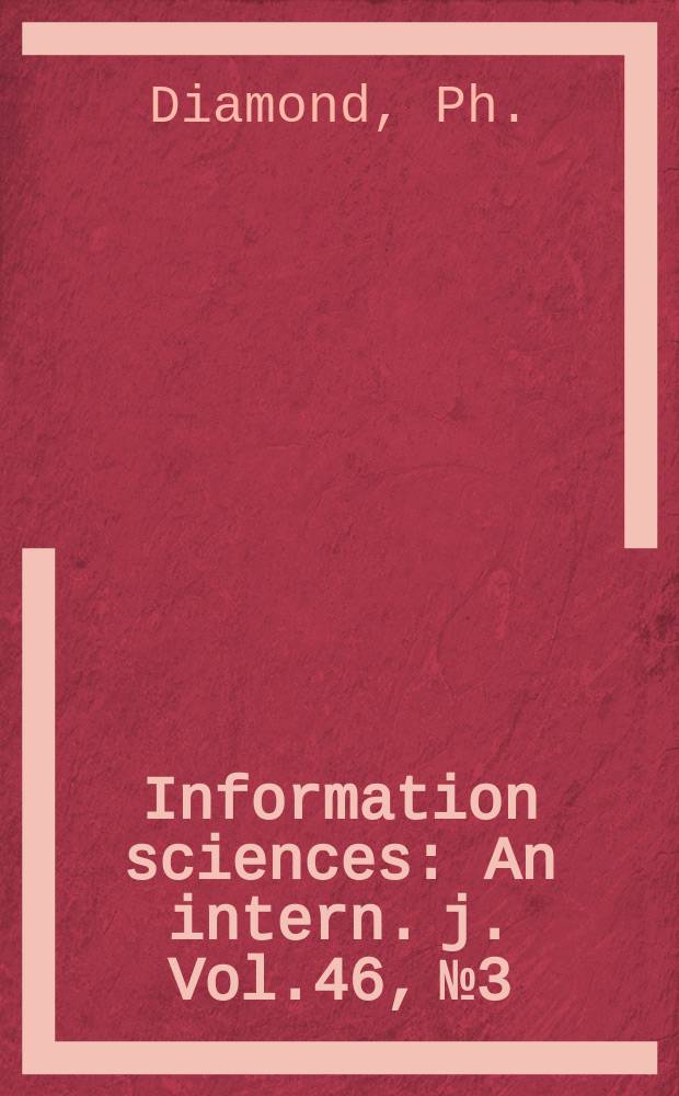 Information sciences : An intern. j. Vol.46, №3 : On supervisory control of real-time