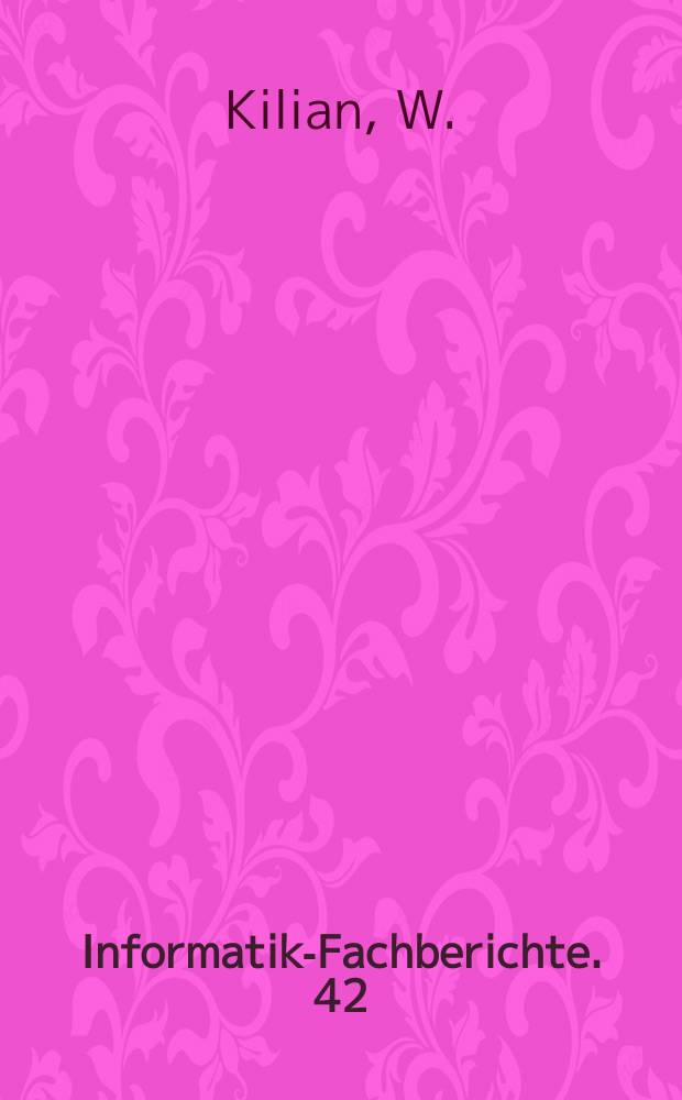 Informatik-Fachberichte. 42 : Personalinformationssysteme in deutschen