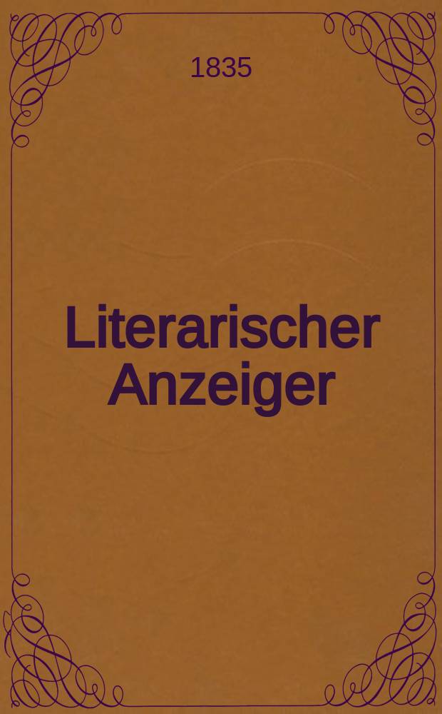 Literarischer Anzeiger