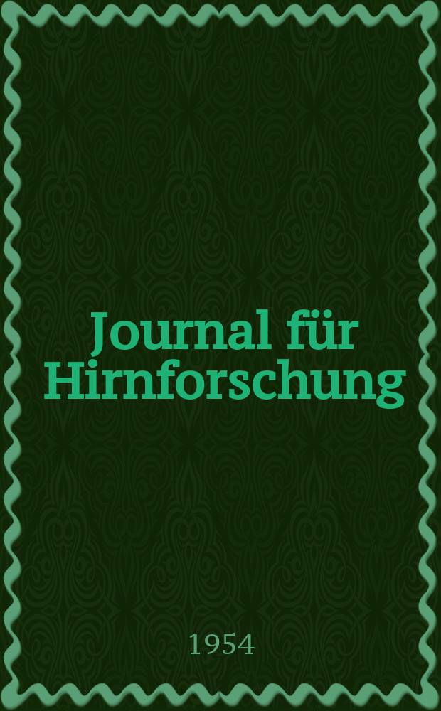Journal für Hirnforschung