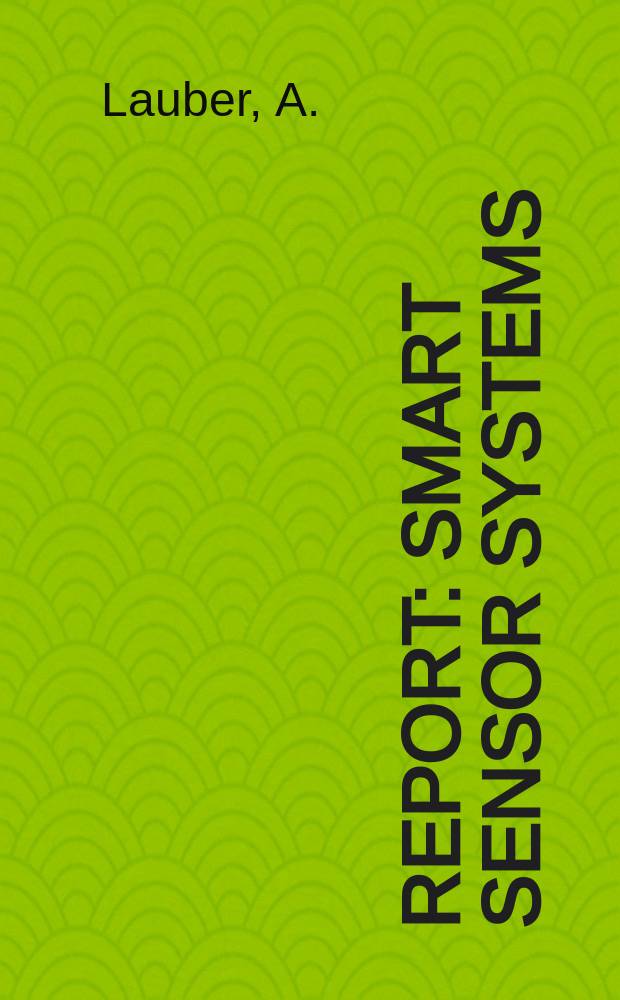 Report : Smart sensor systems