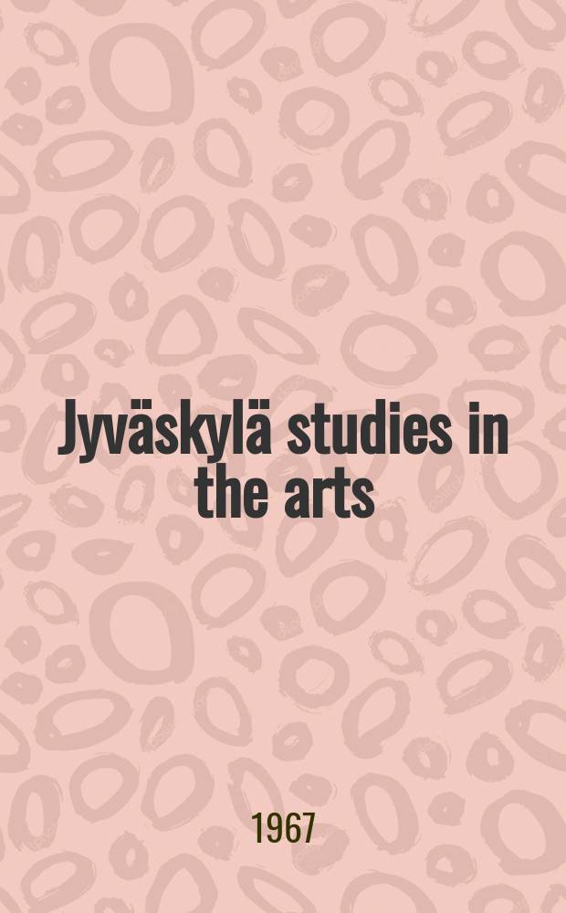 Jyväskylä studies in the arts