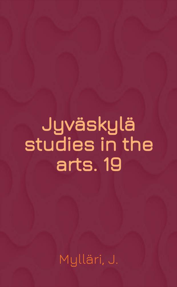 Jyväskylä studies in the arts. 19 : Poliittinen karikatyyri suomalaisissa