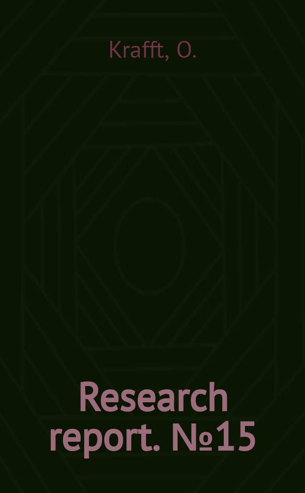 Research report. №15 : Trafiksaneringseffekter i tv&aring; svenska st&auml;der