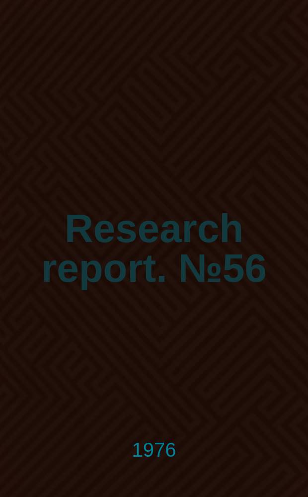 Research report. №56 : En kommentar till överförräntningsmetoden