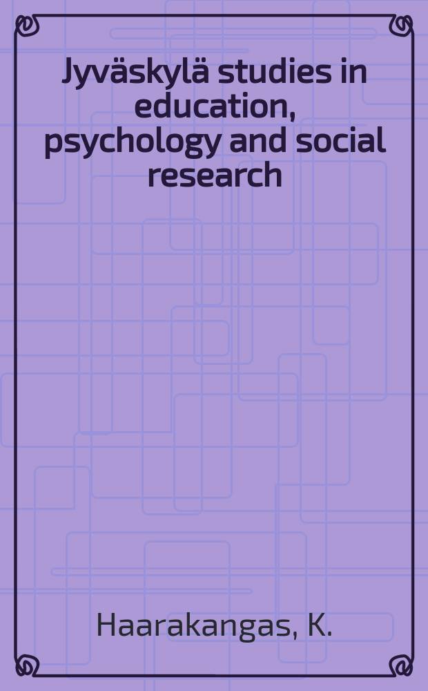 Jyväskylä studies in education, psychology and social research : Hoitokokousen äänet