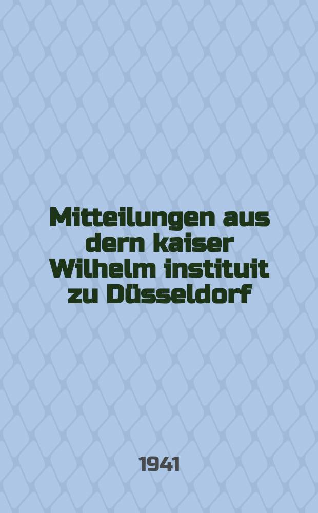 Mitteilungen aus dern kaiser Wilhelm instituit zu Düsseldorf : Hrsg. v. Friedr. Körber. Bd.23 1941, Lief.2. Abhand 1. 410 : Anton Eichinger und Werner Lueg Erwärmung von Draht und Düse beim Kaltziehen