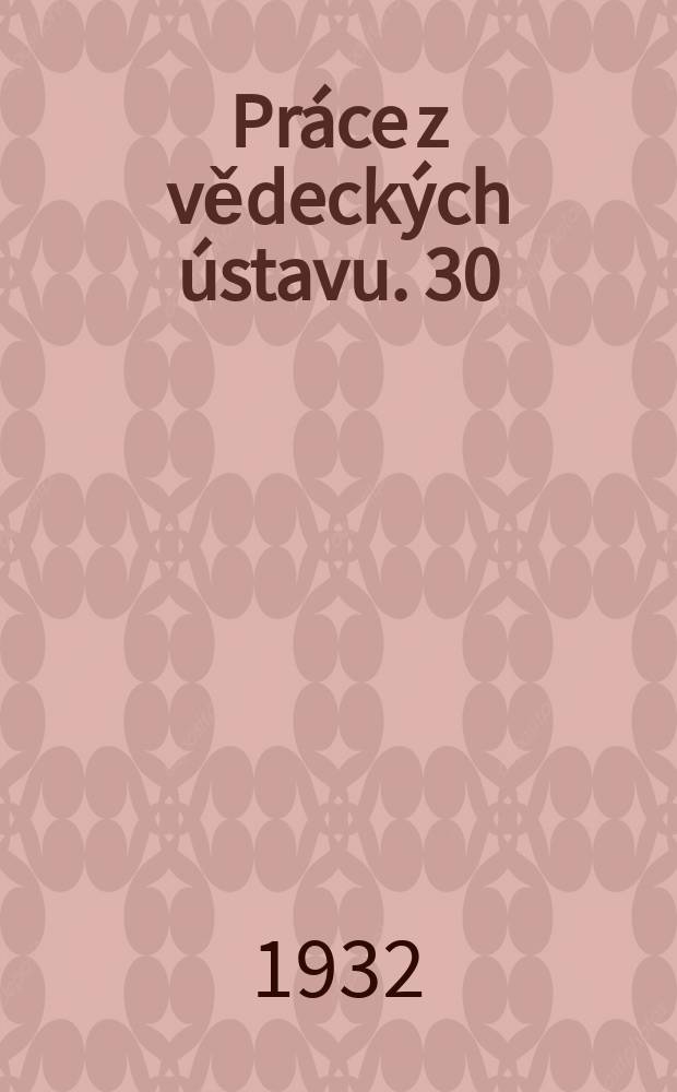 Práce z vědeckých ústavu. 30 : O jmenných větách v památkách staroíránských