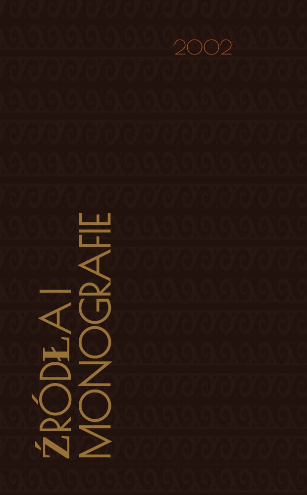 [Źródła i monografie] : Auseinandersetzung mit der jüdischen ...