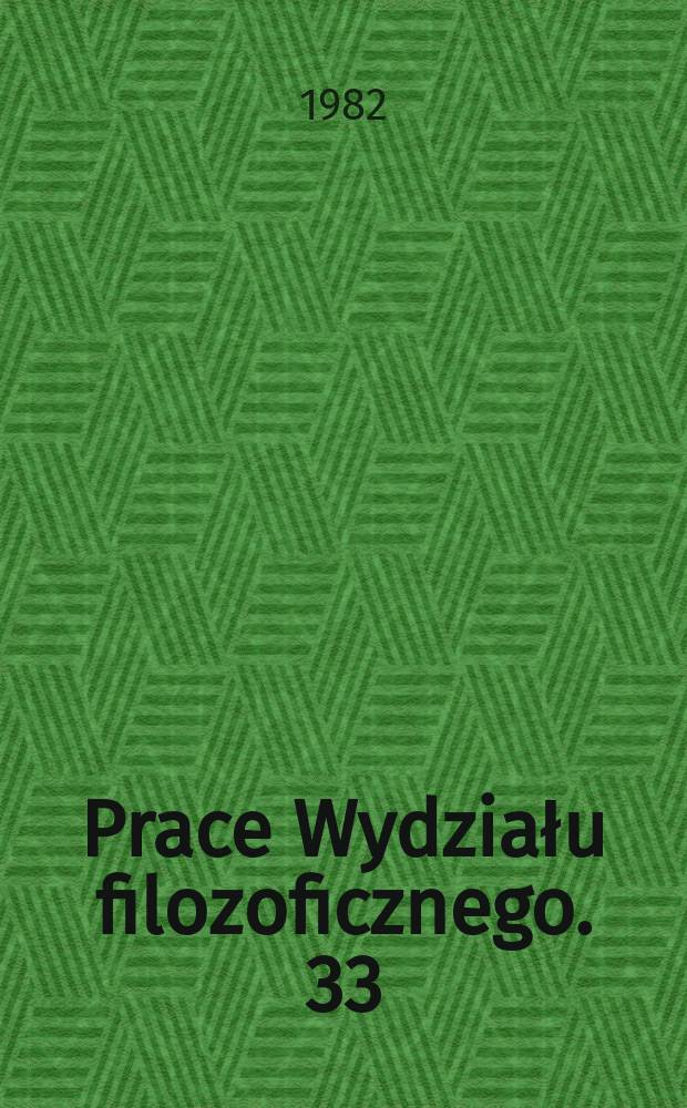 Prace Wydziału filozoficznego. 33 : Bioelektronika