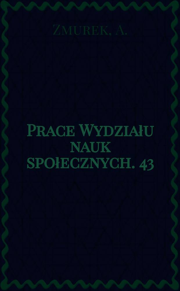 Prace Wydziału nauk społecznych. 43 : Elementy rachunku różniczkowego ...