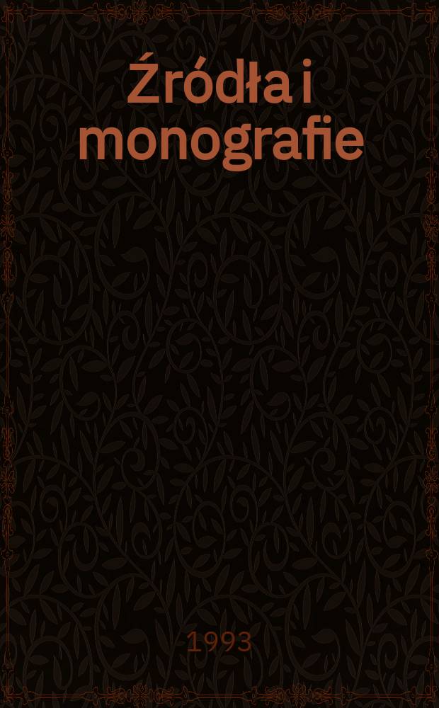 [Źródła i monografie] : Dzieje kościoła w Polsce