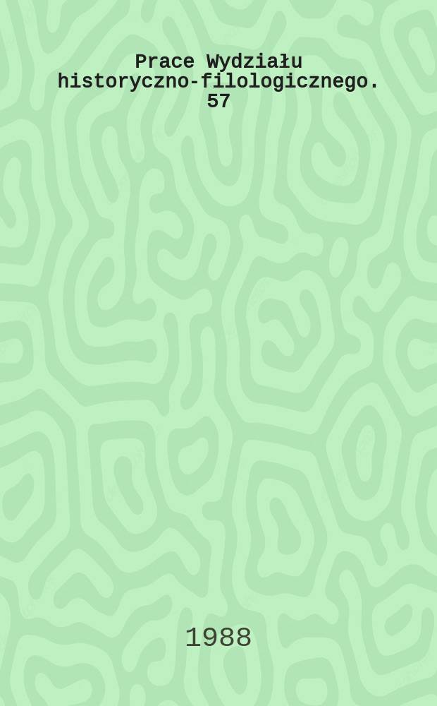 Prace Wydziału historyczno-filologicznego. 57 : Le subjonctif dans la relative