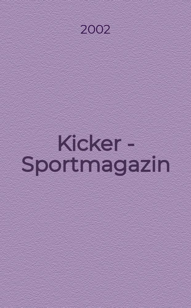 Kicker - Sportmagazin : Deutschlands grösste Sportzeitung. 2002, №42