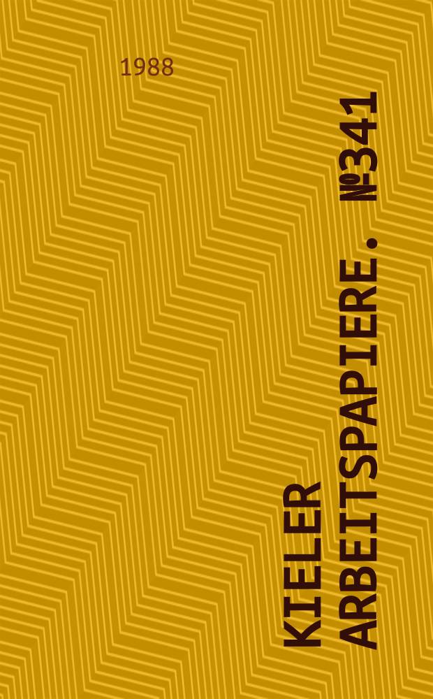 Kieler Arbeitspapiere. №341 : Incentive effects of self-enforcing contacts...