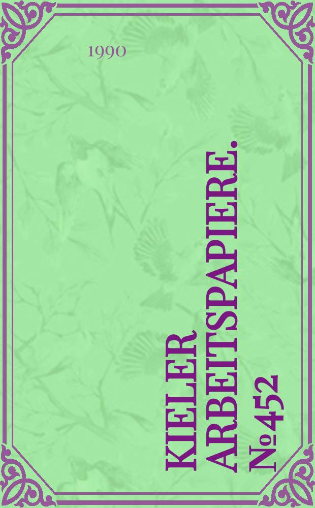 Kieler Arbeitspapiere. №452 : International environmental negotiations...