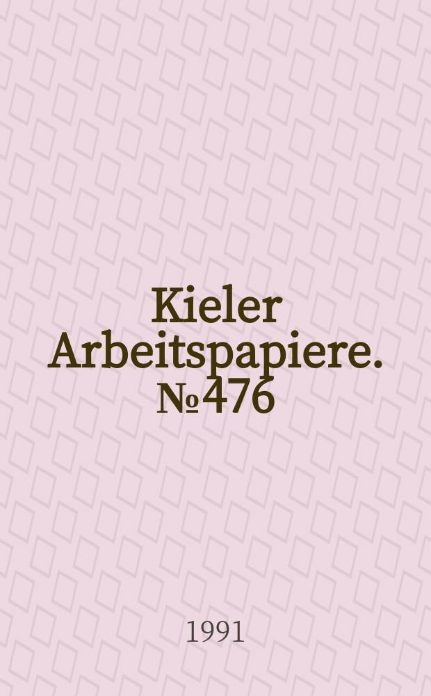 Kieler Arbeitspapiere. №476 : Debt-for-Nature Swaps...