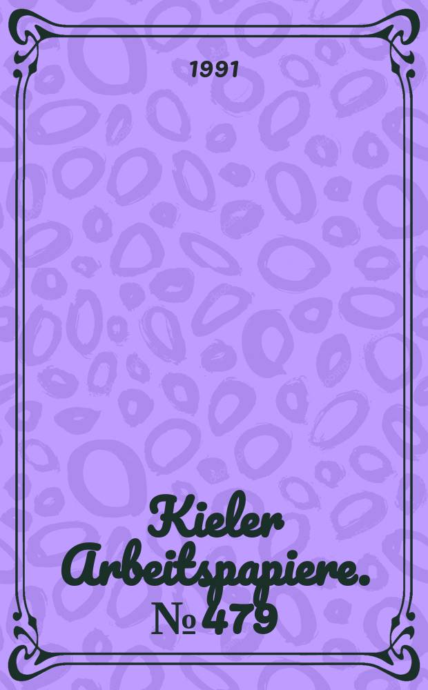 Kieler Arbeitspapiere. №479 : A model of the socialist firm...