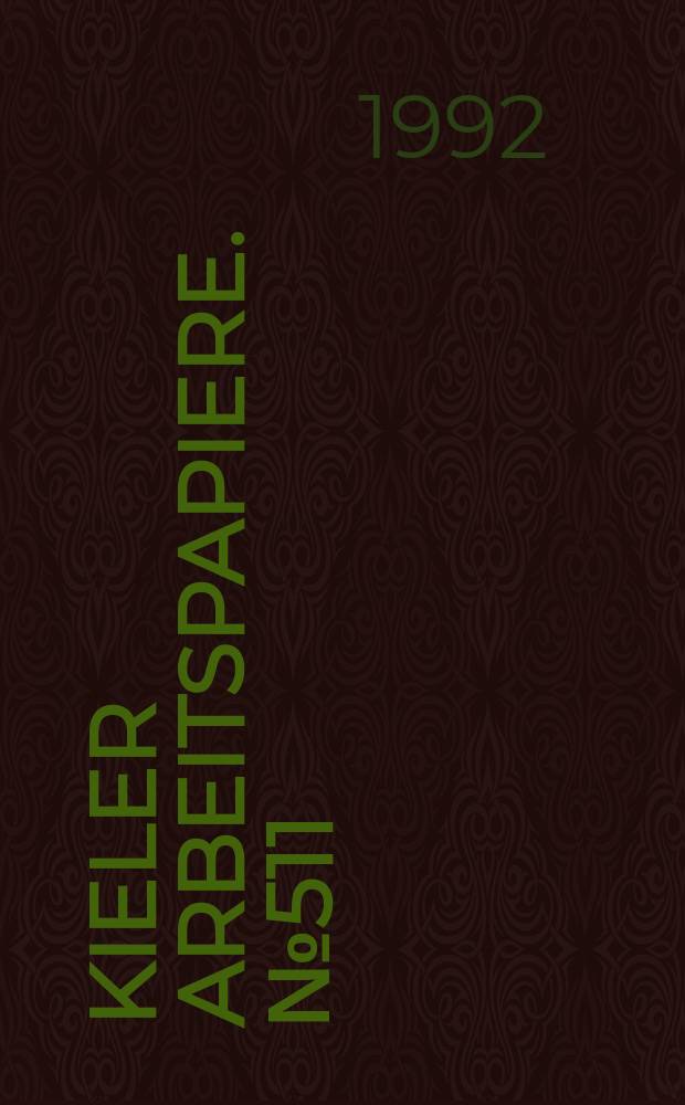 Kieler Arbeitspapiere. №511 : The experience of the mediterranean countries