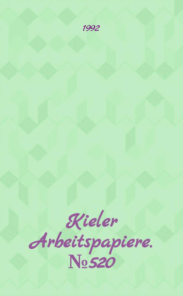 Kieler Arbeitspapiere. №520 : The Baltic connection industrial structure in and integration between Southern Sweden and Northern Germany