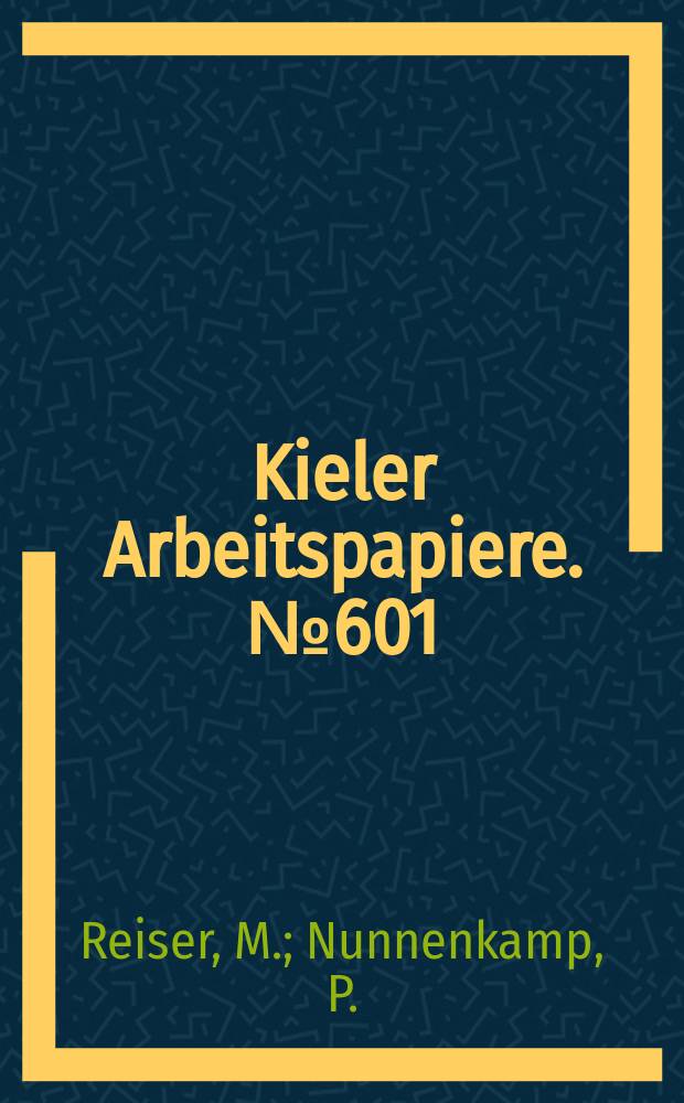 Kieler Arbeitspapiere. №601 : Output decline and recovery...