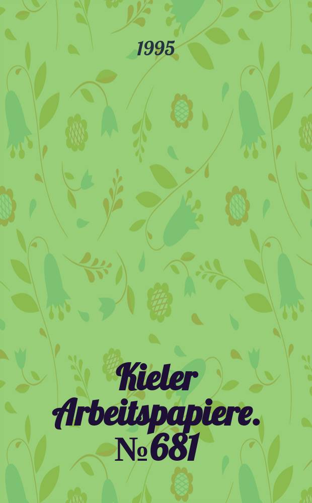 Kieler Arbeitspapiere. №681 : Prosperity for all? Real adjustment...