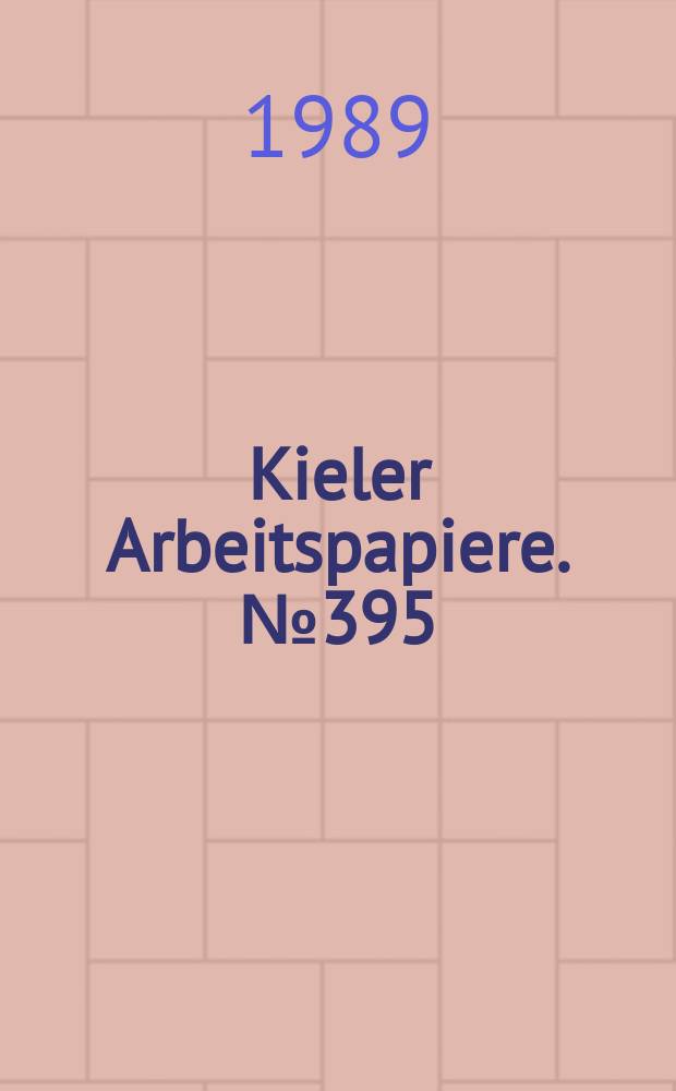 Kieler Arbeitspapiere. №395 : Optimal resource extraction under stechastic terms