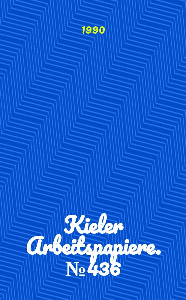 Kieler Arbeitspapiere. №436 : Die Expansion des Wohlfahrtsstaates...