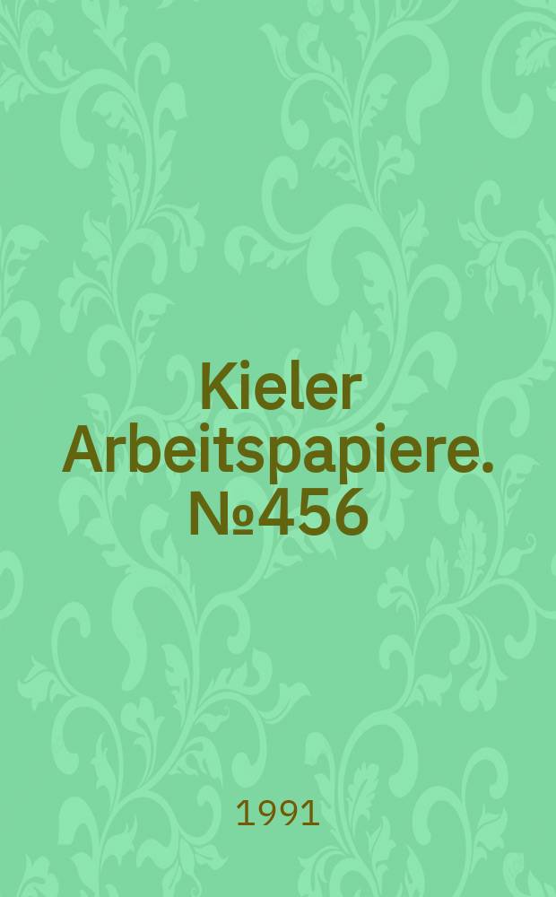 Kieler Arbeitspapiere. №456 : Effiziente Klimapolitik im Mehrschadstoffall