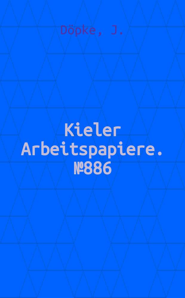 Kieler Arbeitspapiere. №886 : Leading indicators for Euroland's business cycle...