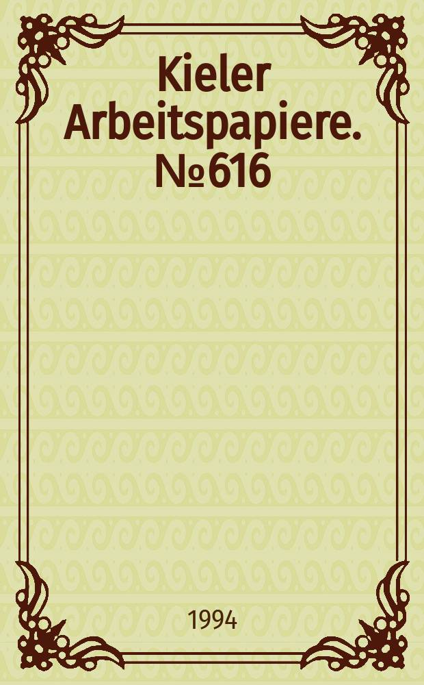 Kieler Arbeitspapiere. №616 : Insolvency costs and incomplete information in commercial...