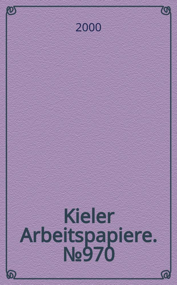 Kieler Arbeitspapiere. №970 : Noise traders' trigger rates,...