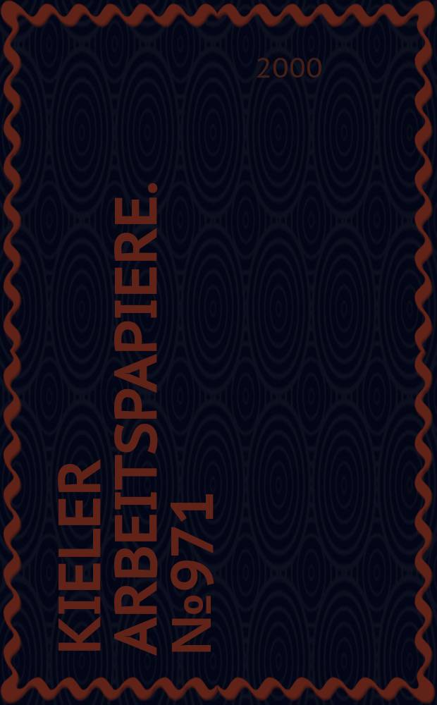 Kieler Arbeitspapiere. №971 : The effectiveness of the FX market...