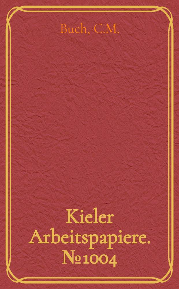 Kieler Arbeitspapiere. №1004 : Financial market integration in the US