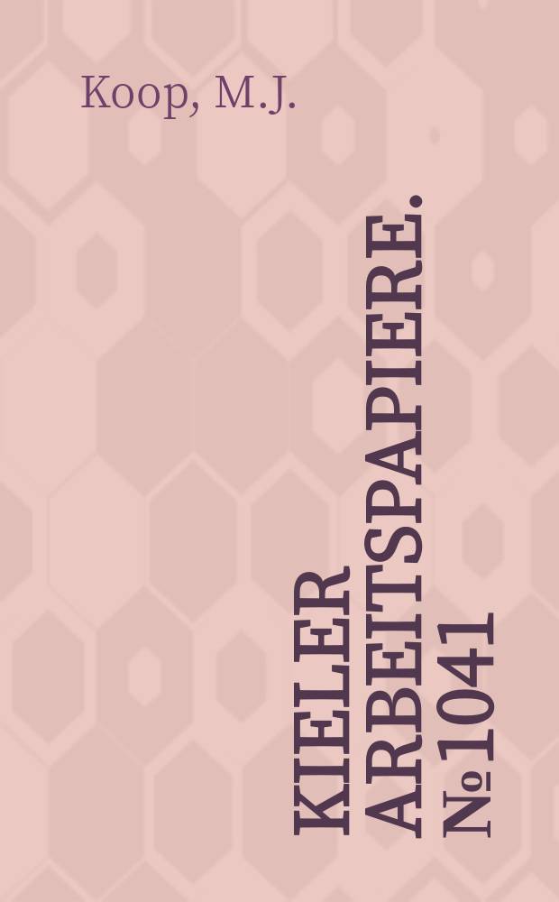 Kieler Arbeitspapiere. №1041 : Capital income taxation of asymmetric...