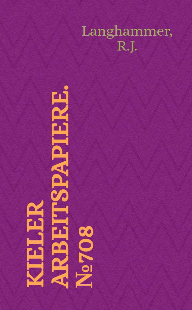 Kieler Arbeitspapiere. №708 : Trade among the post-Soviet...