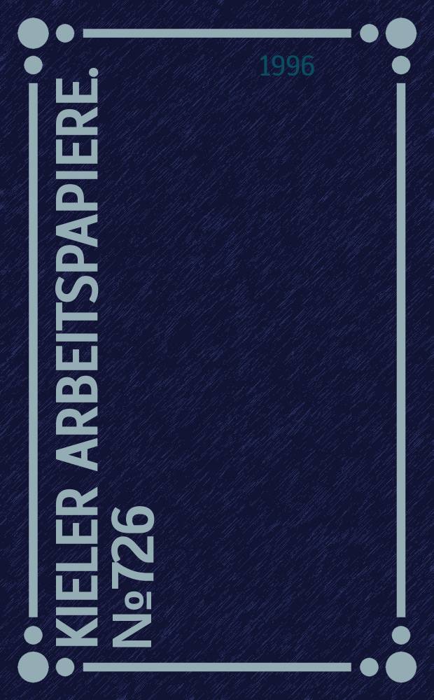 Kieler Arbeitspapiere. №726 : Solow meets market socialism