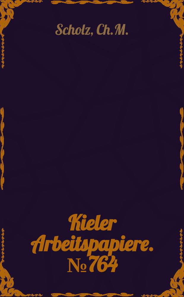 Kieler Arbeitspapiere. №764 : A note on the double dividend hypothesis