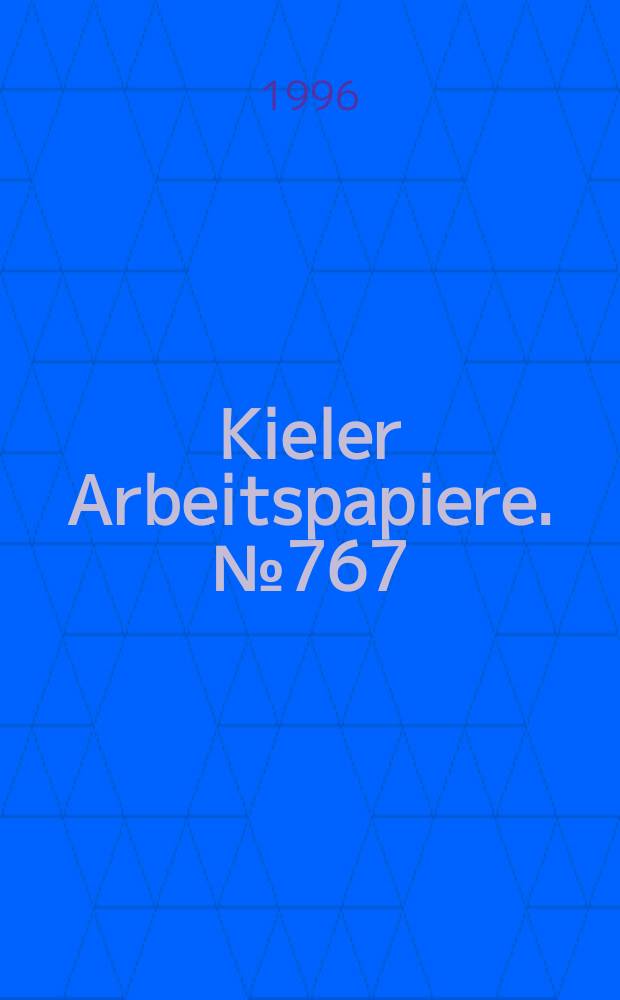 Kieler Arbeitspapiere. №767 : Zur Reform des deutschen Systeme...