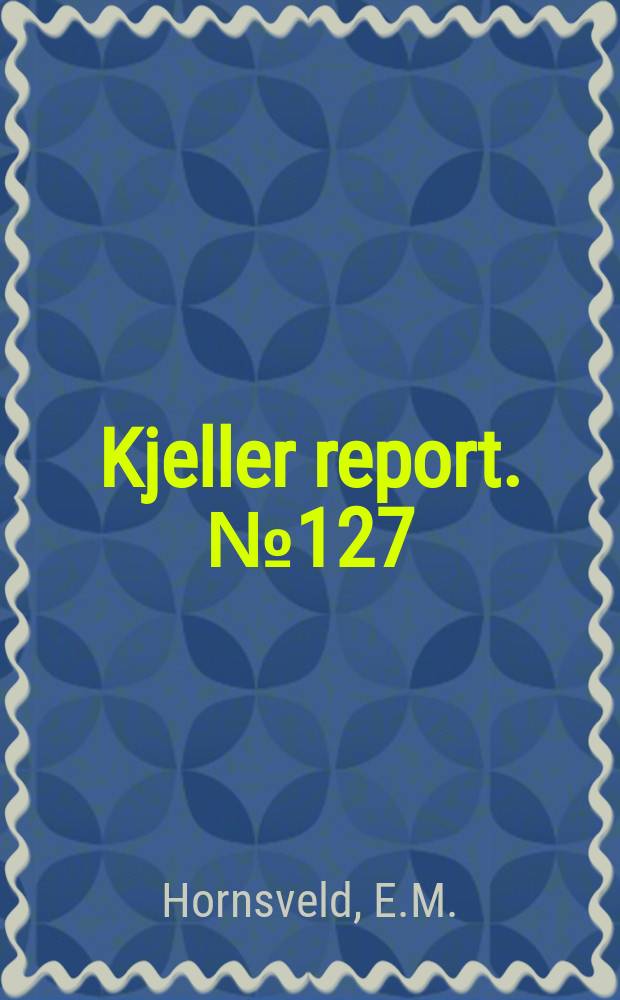 Kjeller report. №127 : Corrosion of carbon steel