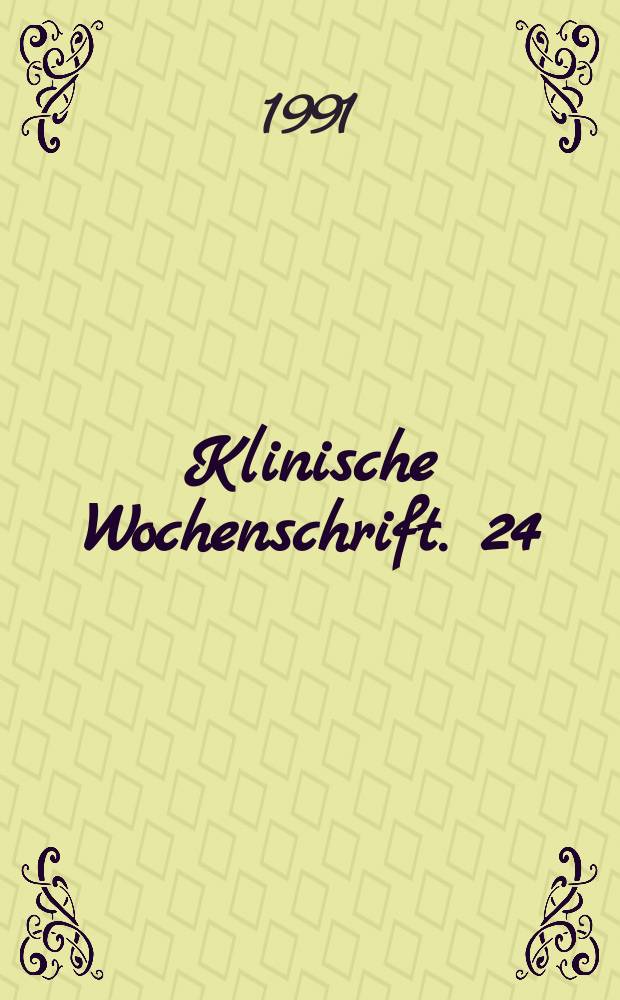 Klinische Wochenschrift. 24 : Kardioprotektion und Nephroprotektion durch ACE-Hemmer