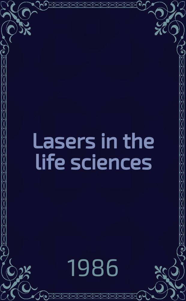 Lasers in the life sciences