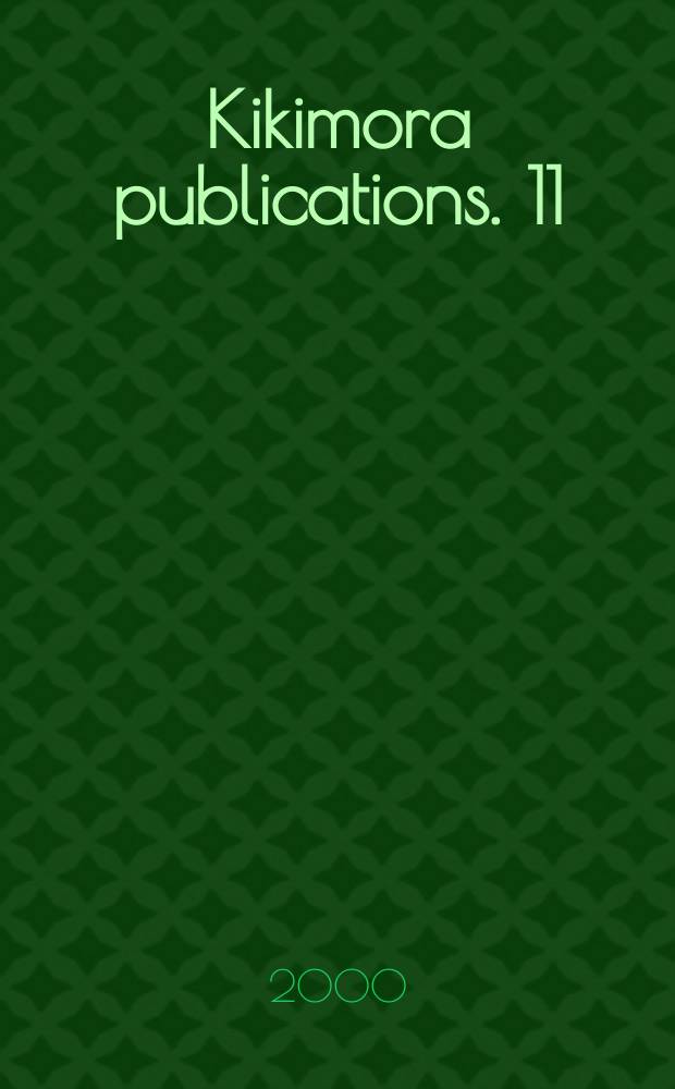 Kikimora publications. 11 : Russian greens in a risk society