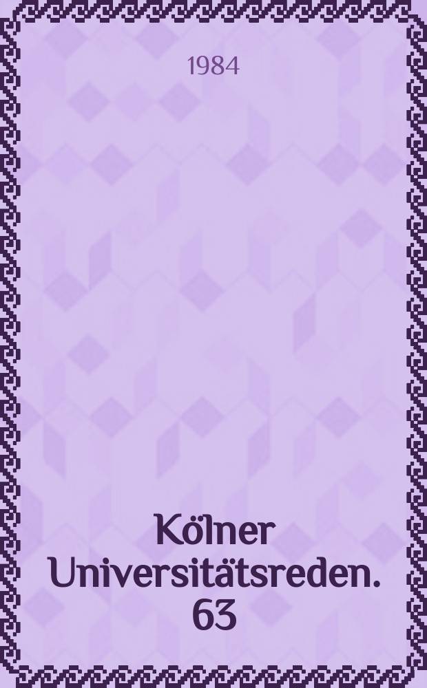 Kölner Universitätsreden. 63 : Gedenkrede auf Karl Gustav Fellerer (1902-1984)