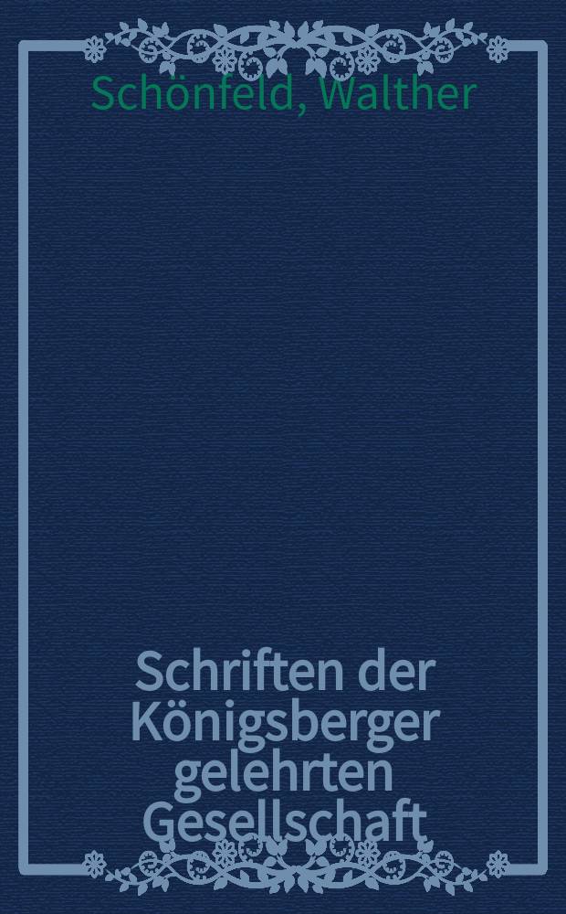 Schriften der Königsberger gelehrten Gesellschaft : Geisteswissenschaftliche Klasse. Jahr4 1927/1928, H.6 : Vom Problem der Rechtsgeschichte