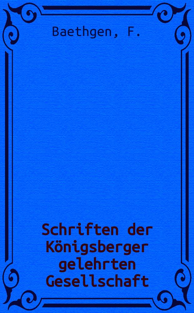 Schriften der K&ouml;nigsberger gelehrten Gesellschaft : Geisteswissenschaftliche Klasse. J.10 1933, H.2 : Der Engelpapst