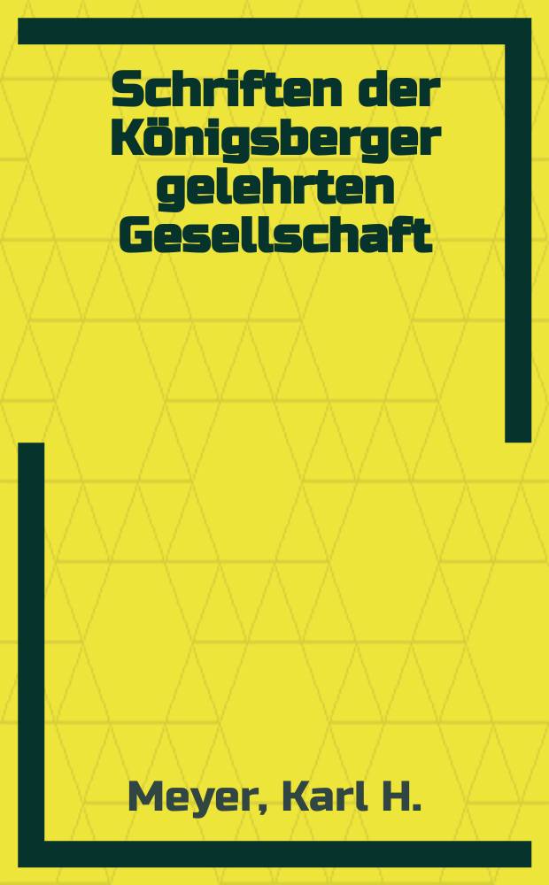 Schriften der Königsberger gelehrten Gesellschaft : Geisteswissenschaftliche Klasse. Jahr15/16 1939/1940, H.2 : Altkirchenslavische Studien