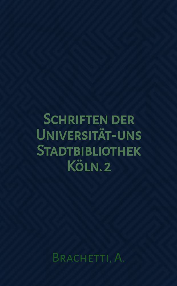 Schriften der Universitäts- uns Stadtbibliothek Köln. 2 : Die Guarani- Indianer von Misiones