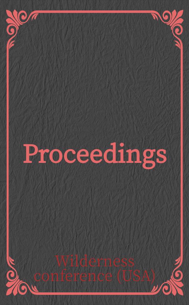 Proceedings