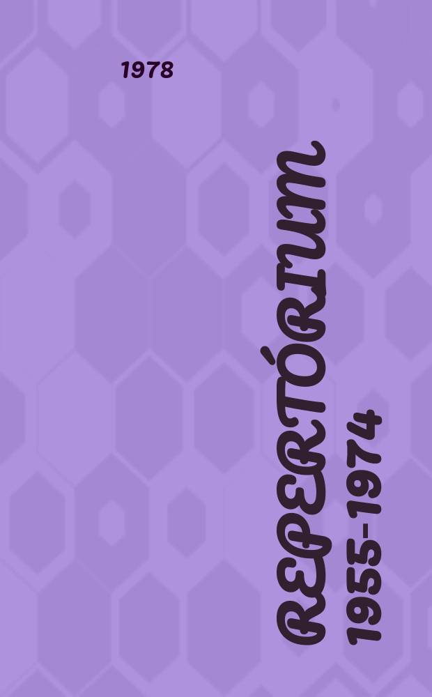 Repertórium 1955-1974